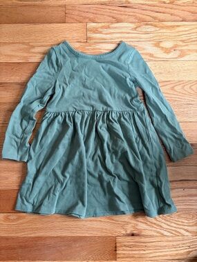 Cat & Jack Sage Green Girls' Knit Dress